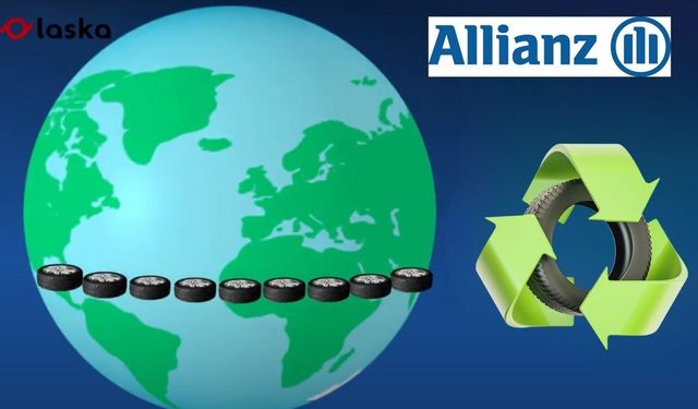 Allianz ve Laska atık lastikleri geri dönüştürdü